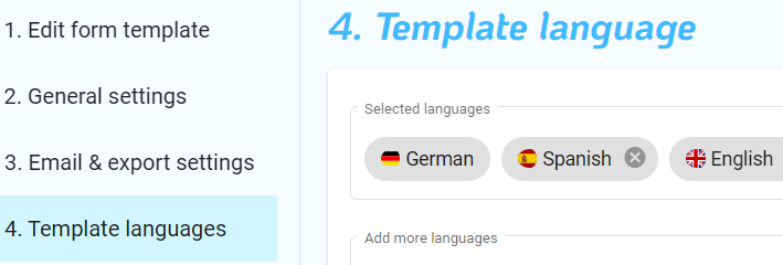 multilingual forms