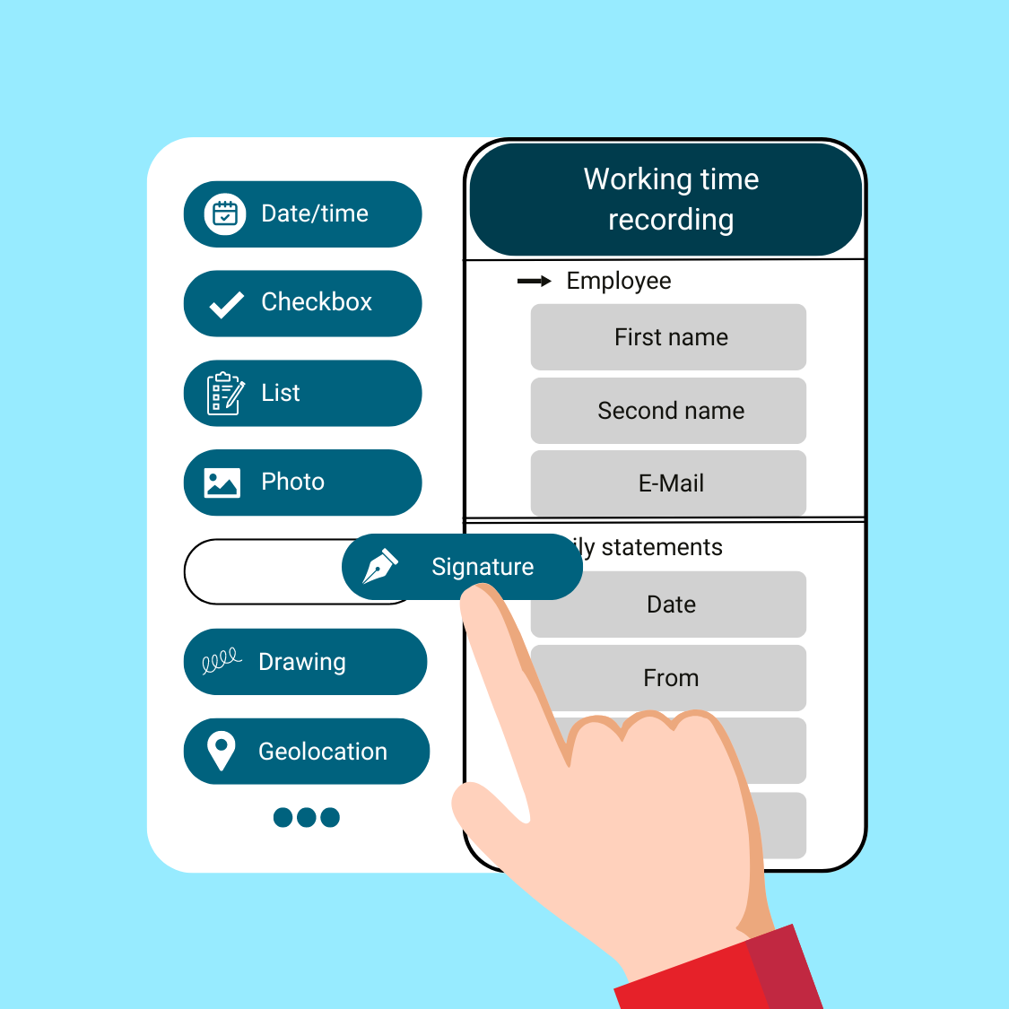 Create time sheet