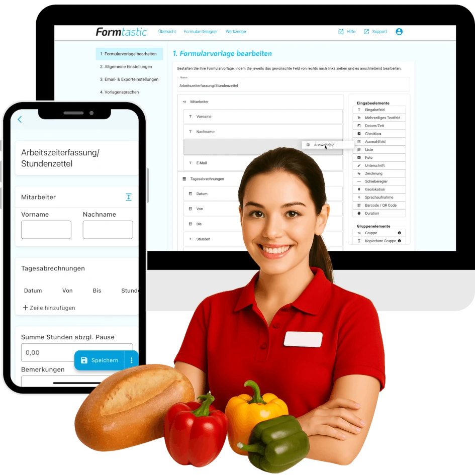 Einzelhandel - App-Baukasten