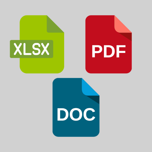 Form export PDF-XLSX-DOCX Form export PDF-XLSX-DOCX
