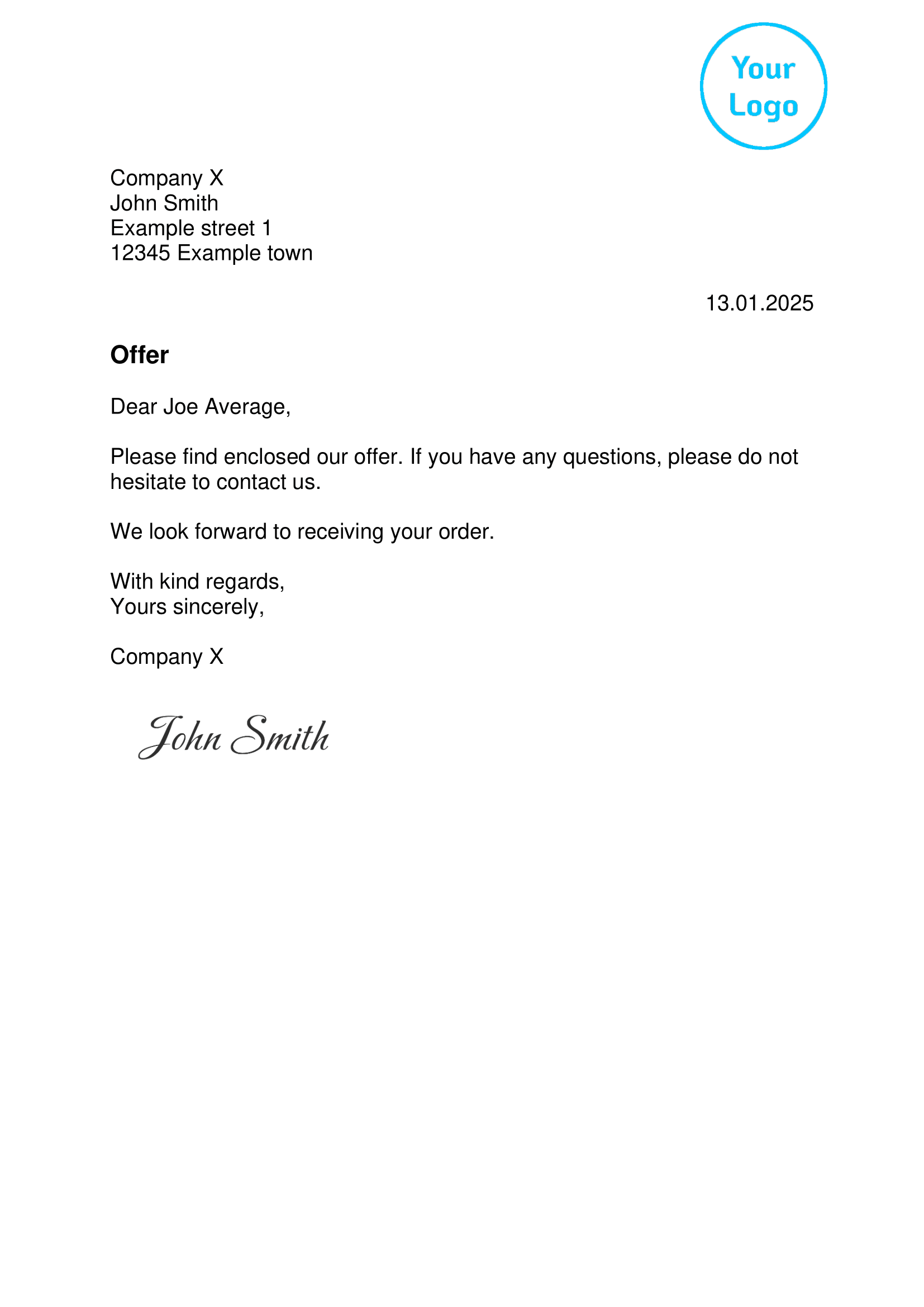 Business Letter