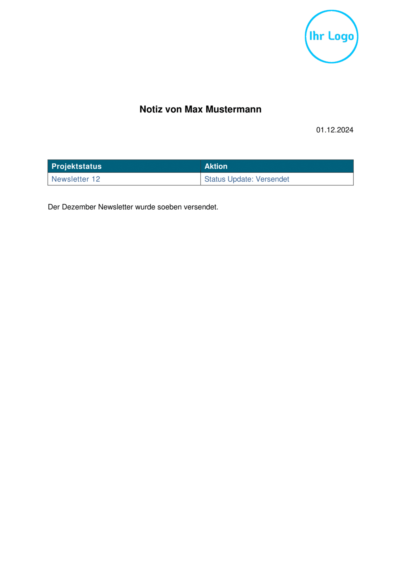 Notiz