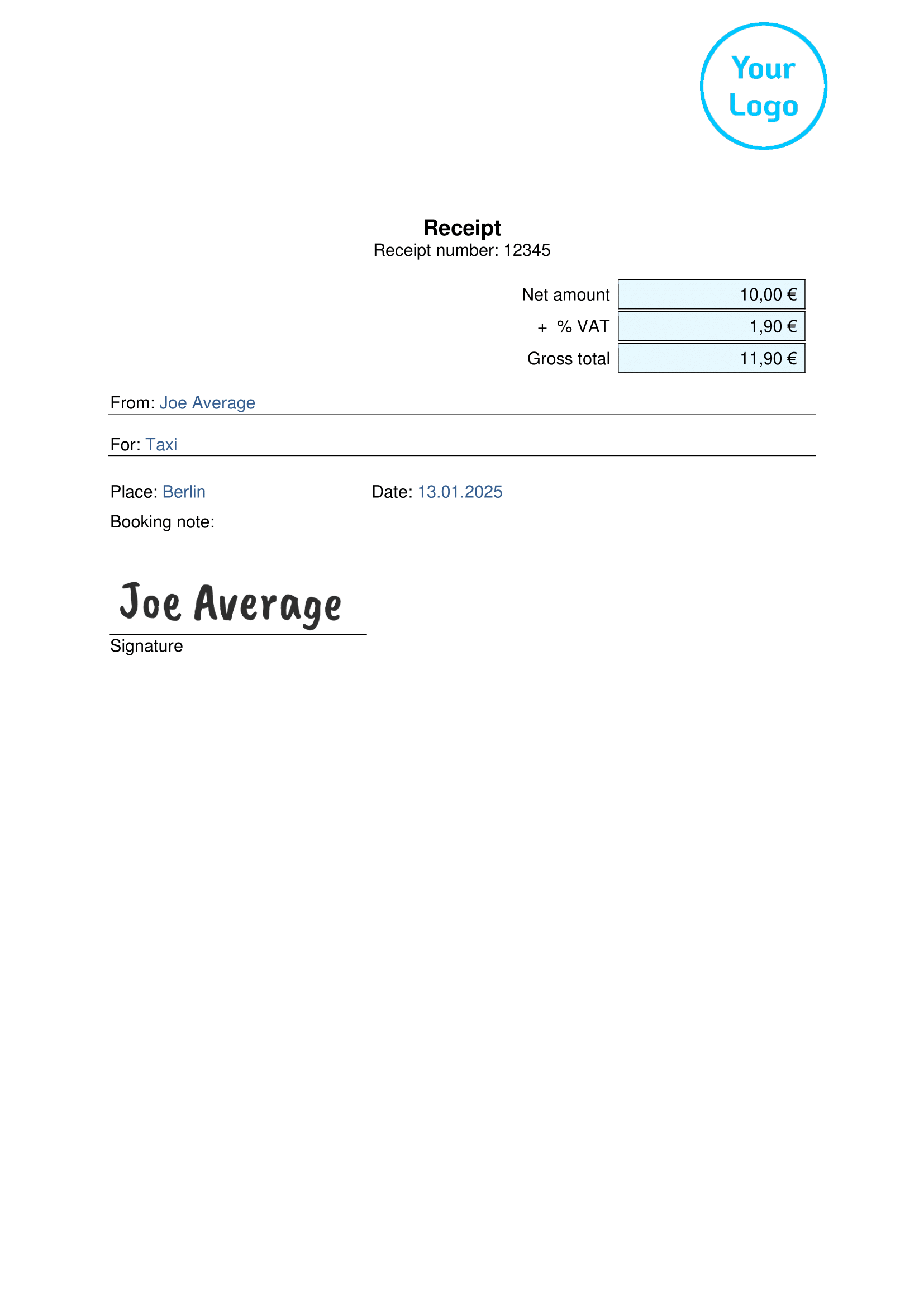 Receipt