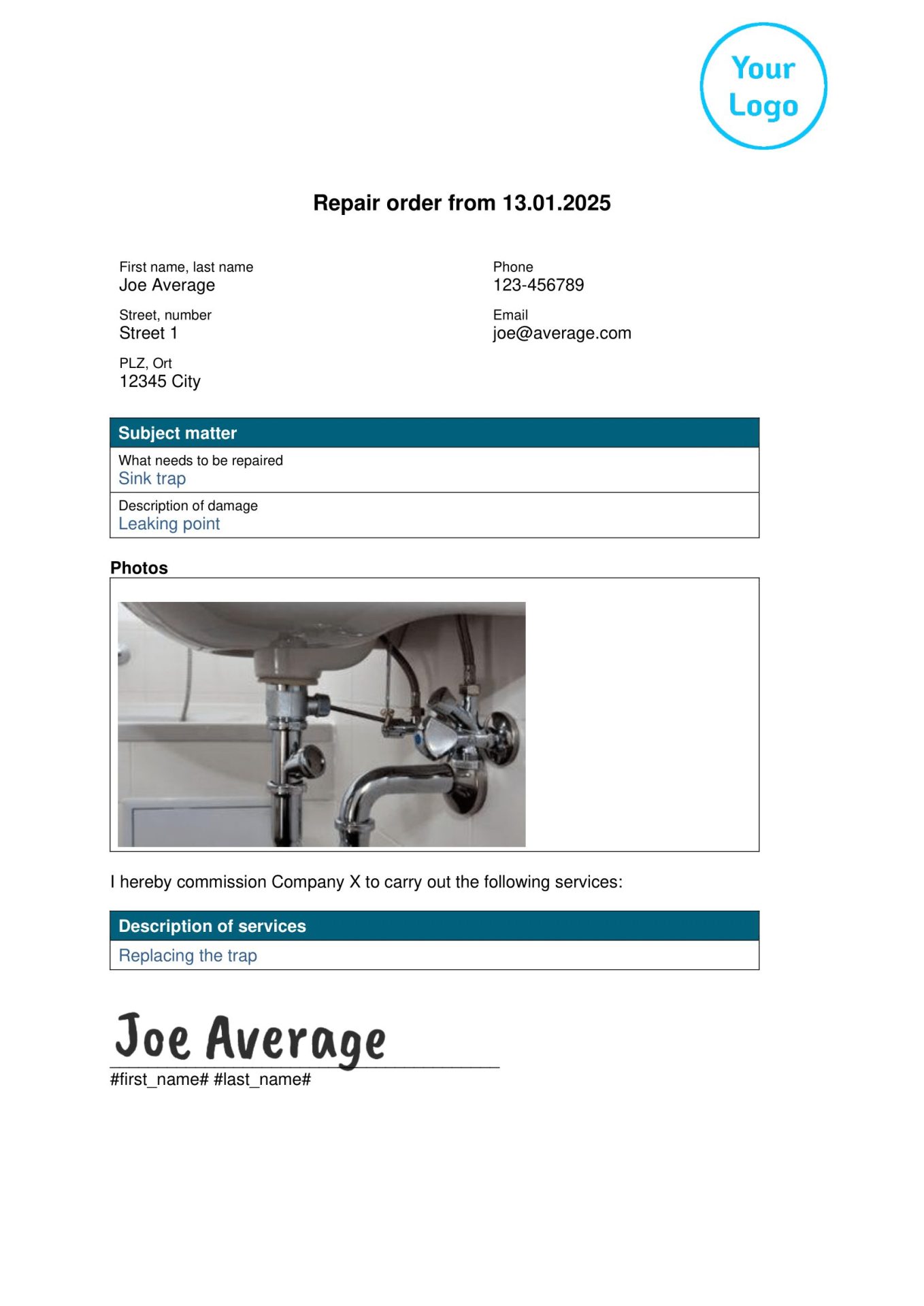 Repair Order